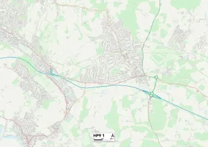 Chiltern HP9 1 Karte