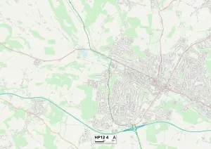 Wycombe HP12 4 Karte