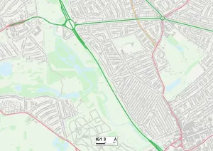 IG - Ilford Drucke: Kreuzung Redbridge IG1 Karte