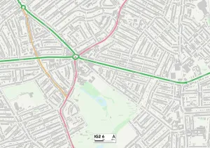 Kreuzung Redbridge IG2 6 Karte