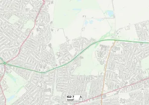 Gerahmter Druck : Redbridge IG2 7 Karte Gerahmter Druck : Redbridge IG2 7 Karte