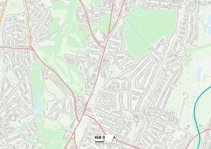 IG - Ilford Drucke: Karte Redbridge IG8 0