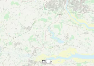 Gerahmter Druck : Baberg IP9 2 Karte