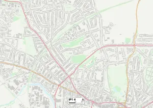 IP - Ipswich Drucke: Ipswich IP 1, Kartenausschnitt Nr. 4