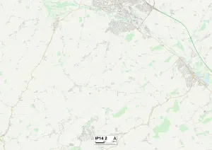 IP-Verwaltungsmittel für Mid-Suffolk, Postanschrift: IP14 2 Karte