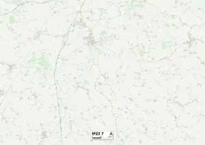 Mittelsuffolk IP23 7 Karte