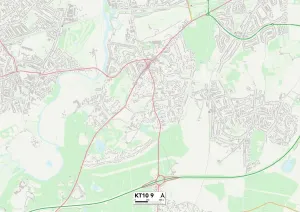 Elmbridge KT10 9 Karte