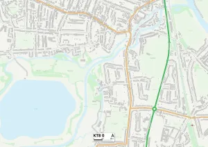Elmbridge KT8 0 Karte