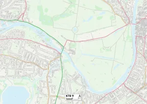 Elmbridge KT8 9 Karte