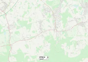 Guildford KT24 6 Karte
