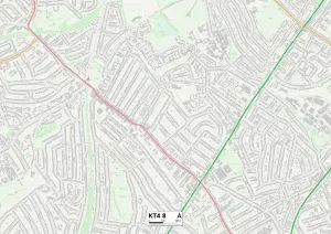 Sutton KT4 8 Karte