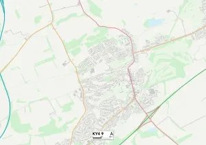 Fünf KY4 9 Karte