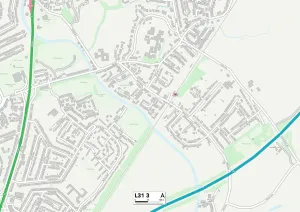 Sefton Park L31, Kartenauszug