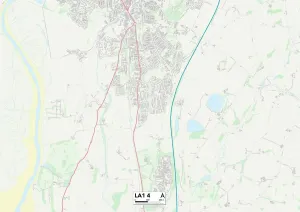 Lancaster LA1 4 Karte