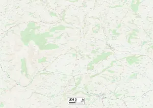Llandrindod Wells, LD8 2 Karte