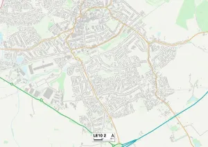 Leicester LE10 2 Karte