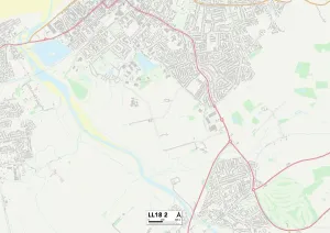 Conwy LL18 2 Karte