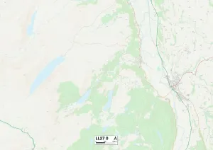 Conwy LL27 0 Karte