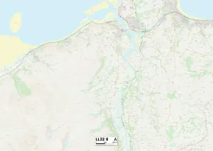 LL - Llandudno Drucke: Conwy Ll32 8 Karte