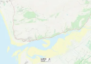 Gwynedd, LL35 0 Karte