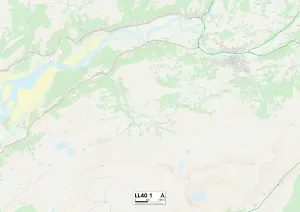 Gwynedd, LL40 1 Karte