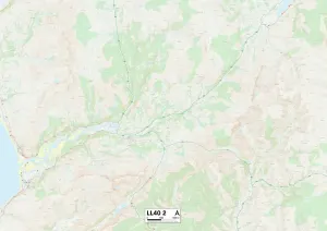 Gwynedd, LL40 2 Karte