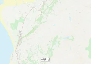 Gwynedd, LL46 2 Karte