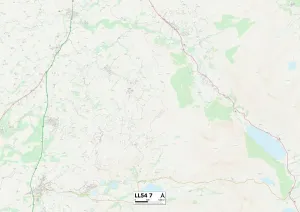 Gwynedd, LL54 7-Map
