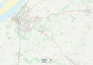 Gwynedd, LL55 2 Karte
