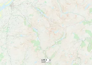 Gwynedd, LL55 4-Map