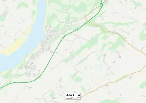 Gwynedd, LL56 4 Karte