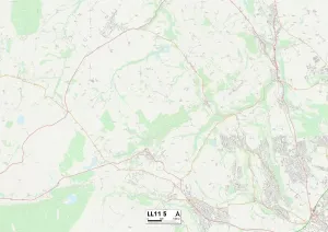 Wrexham, LL11 5 Karte