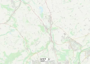 Wrexham, LL 12 9 Karte