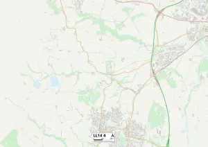 Wrexham, LL14 4 Karte
