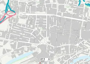 Leeds Ls1 5 Karte