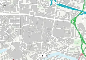 Leeds Ls1 6 Karte