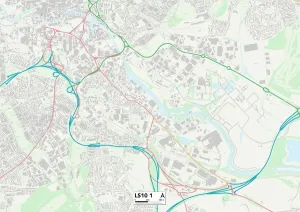 Leeds L S10 1 Karte