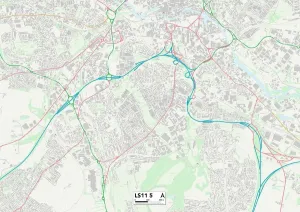 Leeds Ls11 5 Karte