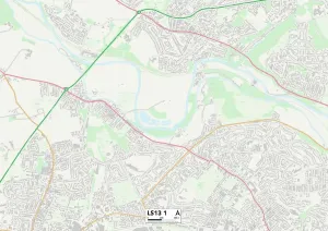 Leeds Ls13 1 Karte