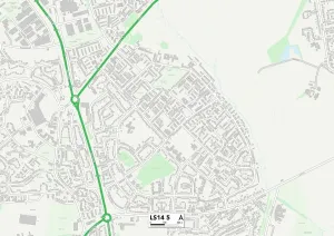 Leeds LS14 5 Karte