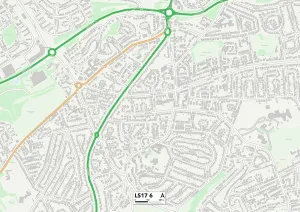 Leeds LS17 6 Karte