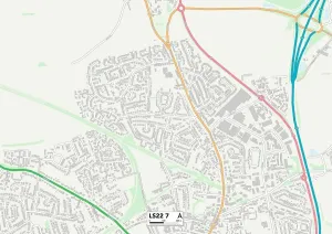 Leeds Ls22 7 Karte