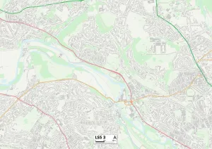 LS - Leeds Drucke: Leeds LS5 3 Karte