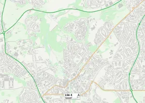 Leeds LS6 4 Karte