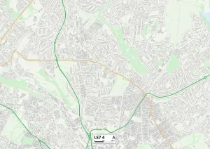 Leeds LS7 4 Karte