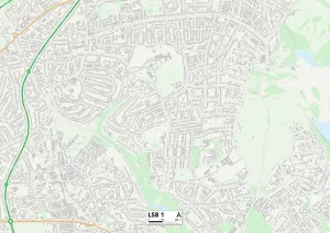 Leeds LS8 1 Karte
