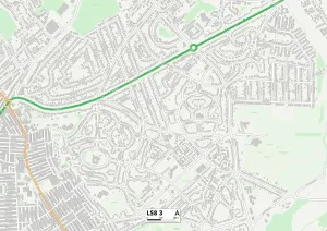 LS - Leeds Drucke: Leeds LS8 3 Karte