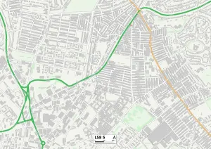Leeds LS8 5 Karte