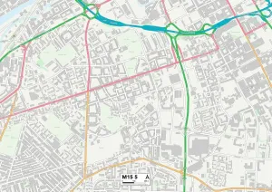 Manchester M15 5 Karte