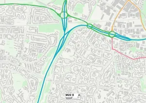 Manchester M22 8 Karte
